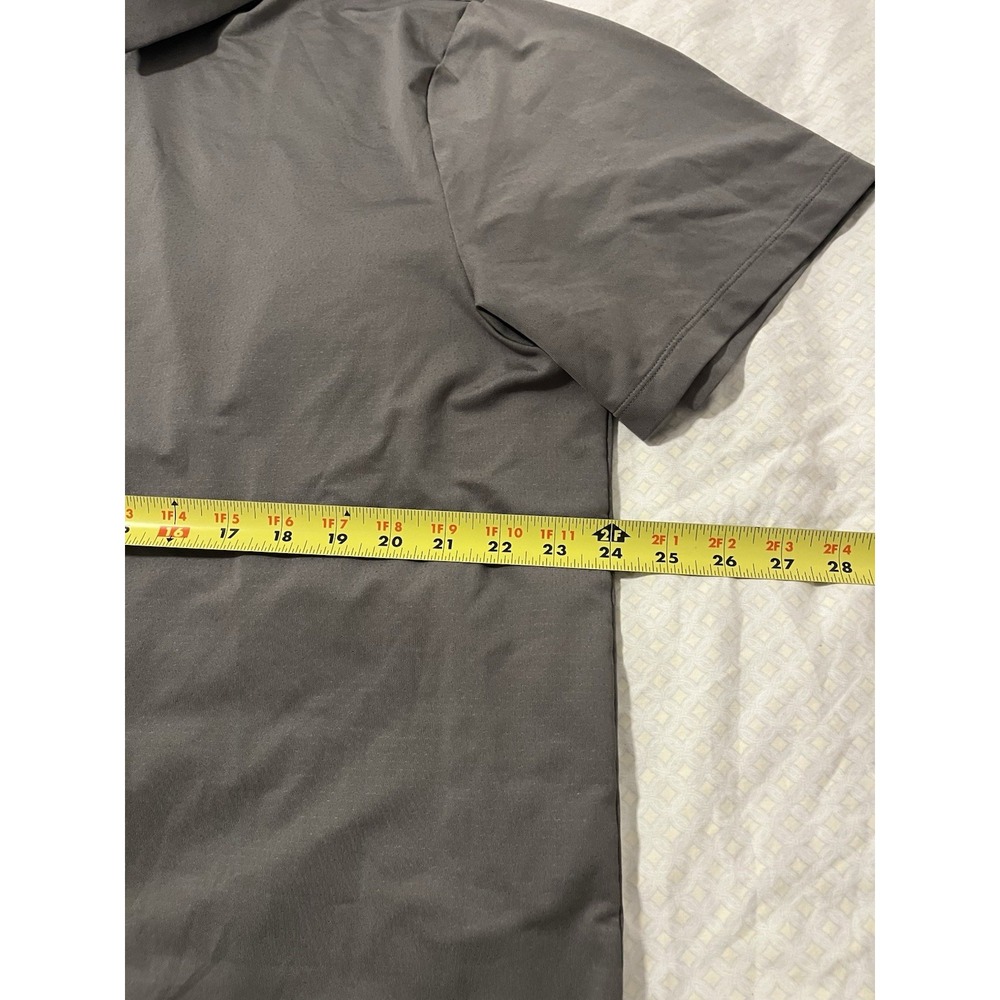 Vuori Performance Gray Polo Shirt Men's XXL Short Sleeve Pocket - Picture 3 of 6